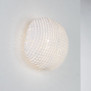 コンテンポラリー壁面ライト / ステンレススチール網製 / LED / 円形
