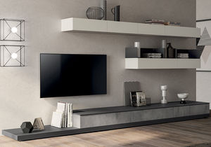 現代風テレビ用壁面ユニット