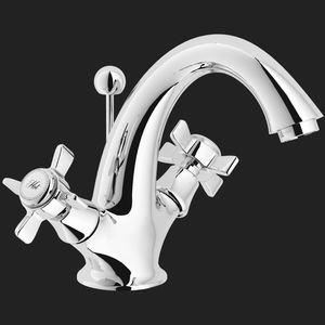 洗面器用ダブルハンドル混合水栓