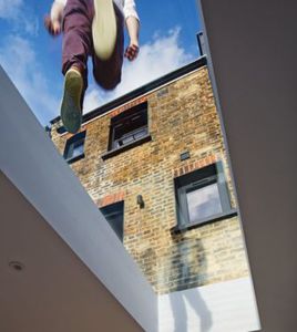 テラス屋根用天窓 Glazing Vision 施釉用 照明 へり付き