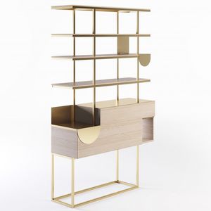 美容製品展示用ラック / 木製 / 金属製 / 店用