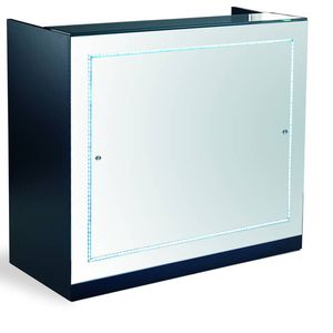 木製受付カウンター
