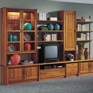 現代風テレビ用壁面ユニット 1