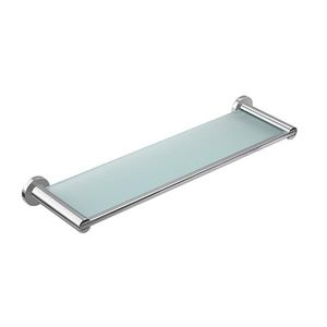 壁取り付け式棚 / コンテンポラリー / 真ちゅう製 / ガラス製