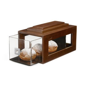 カウンタートップ展示用ラック / 食品用 / 竹製 / パン屋用