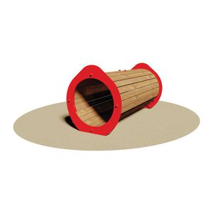 木製遊び場用トンネル 1