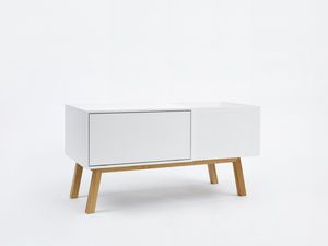 長脚サイドボード / コンテンポラリー / 漆木材 / 漆塗りを施したMDF