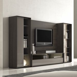 現代風テレビ用壁面ユニット 1