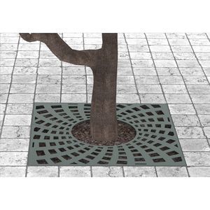 正方形樹木保護柵