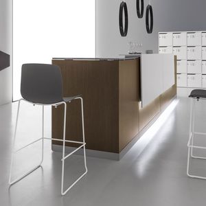 モジュール式受付カウンター / 木製 / ホテル用