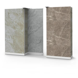 金属製タイル陳列棚