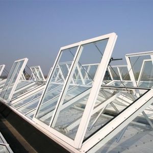 ガラス製避煙揚げ板