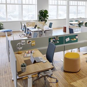 デスク上オフィス用間仕切り 1