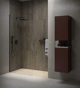 長方形シャワルームの床パネル