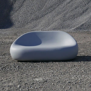 モジュール式ソファー / コンテンポラリー / 屋外用 / 高濃度フォームコーティング