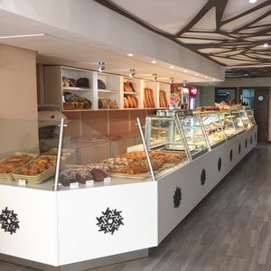カウンター冷蔵陳列ケース / 照光式 / パティスリー用 / パン屋用