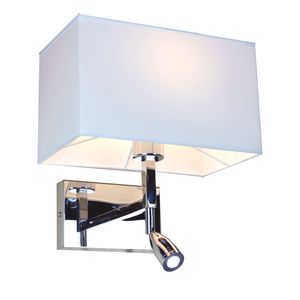 コンテンポラリー壁面ライト / 布製 / LED / 長方形