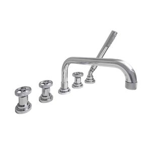 バスタブ用ダブルハンドル混合水栓 1