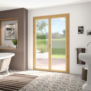 ヒンジ付きフランスドア 1