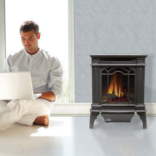 ガスストーブ - GVFS20 - Napoleon Fireplaces - 5 kW...10 kW / 伝統的 / 鋳鉄製