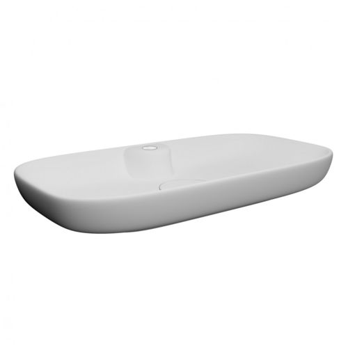 カウンタートップ型洗面器 - UM- PREMIUM70 - DEVO - セラミック製 / 長方形 / 穴なし