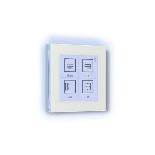 ホームオートメーション操作キーボード - NUNIO M-T - Elsner Elektronik GmbH - 壁取り付け式 / 商業用 / タッチスクリーン式