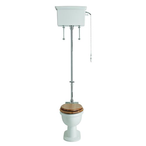 自立型トイレ - PVEW02F & PVEW00 - HERITAGE BATHROOMS - セラミック製 / ハイタンク付 / 伝統的