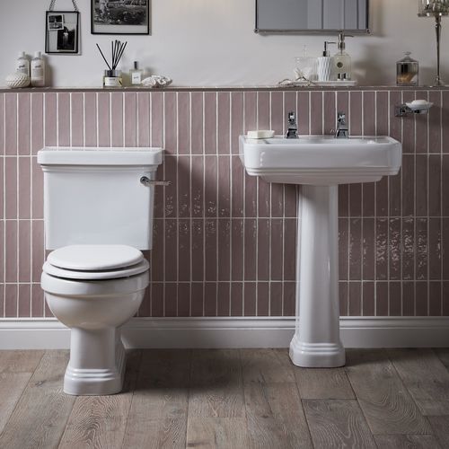 置き型洗面器 - PWYW05 - HERITAGE BATHROOMS - セラミック製 / 長方形 / 現代風
