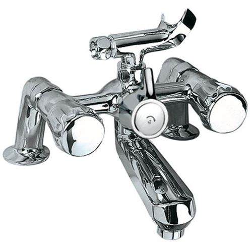 シャワー用ダブルハンドル混合水栓 - CONTINENTAL: CON-CHR-271KN - Jaquar - バスタブ用 / カウンタートップ / クロムメッキ金属