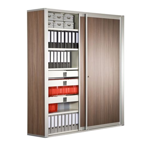 ハイオフィス戸棚 - Bruynzeel Storage Systems - ロー / スチール製 / モジュール式