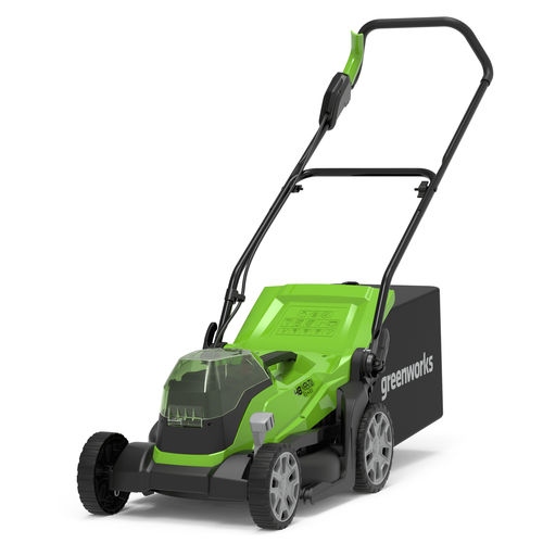 手押し型芝刈り機 - G24X2LM36 - GREENWORKS - バッテリー駆動