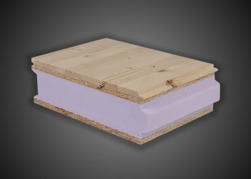 屋根用サンドイッチパネル - X-FOAM® WR - Ediltec - 木製2面 / 押出しポリスチレン / Euroclass E