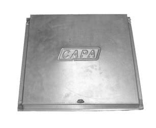 床用アクセスハッチ - CAPA - 正方形 / 溶融亜鉛メッキ鋼製 / 防水・防塵性能
