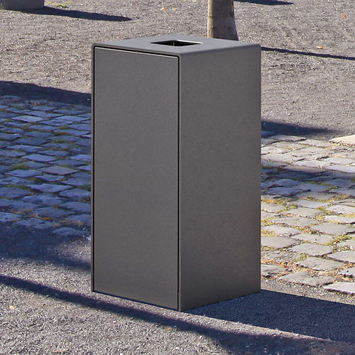 公共用ゴミ箱 - Versio planus - Gem. Westeifel Werke GmbH - 溶融亜鉛メッキ鋼製 / 粉体塗装スチール製 / 灰皿付