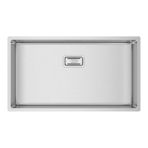 1槽流し台 - BOX LUX 74 - RODI HOME – kitchen sinks and accessories - 水切りなし / ブラッシュドステンレススチール / オーバーマウント型