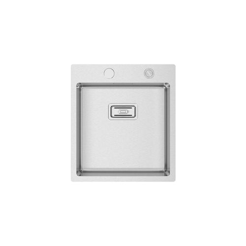 1槽流し台 - BOX LUX 46 - RODI HOME – kitchen sinks and accessories - 水切りなし / ブラッシュドステンレススチール / オーバーマウント型