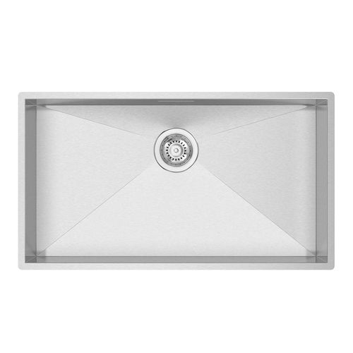 1槽流し台 - BOX LINE 74 - RODI HOME – kitchen sinks and accessories - 水切りなし / ブラッシュドステンレススチール / オーバーマウント型