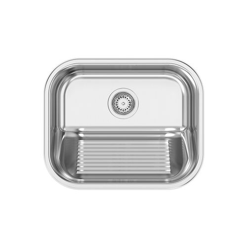 1槽流し台 - ACQUAVIVA - RODI HOME – kitchen sinks and accessories - 水切りなし / ポリッシュステンレススチール製 / オーバーマウント型