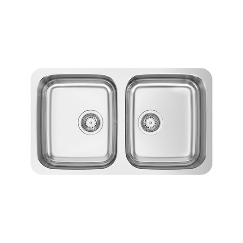 2槽流し台 - DUO 80 - RODI HOME – kitchen sinks and accessories - 水切りなし / ポリッシュステンレススチール製 / アンダーマウント型