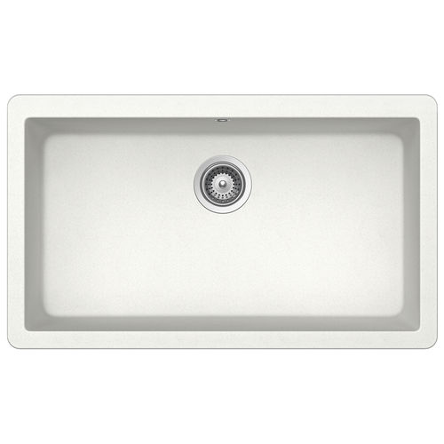 1槽流し台 - 84 ALPINA - RODI HOME – kitchen sinks and accessories - 水切りなし / 複合素材 / オーバーマウント型