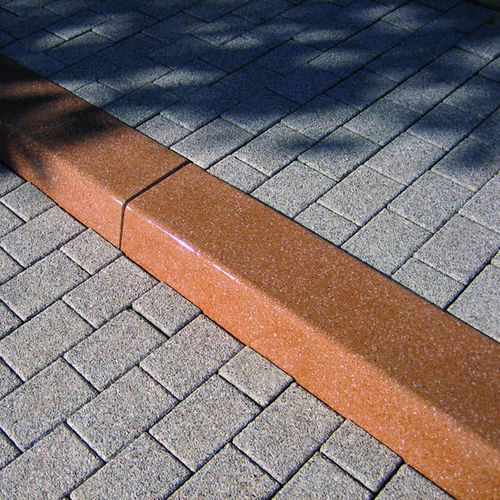 歩道用エッジ - MONOLITH®  - QUARTZO DESIGN - 人工大理石 / 直線型 / 長方形