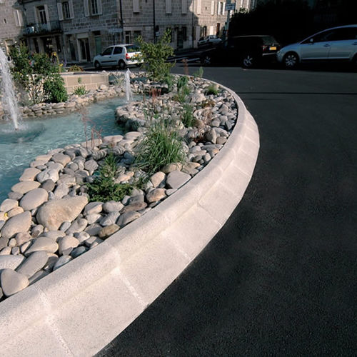 車止めエッジ - CITYPROTECT® - QUARTZO DESIGN - 人工大理石 / 湾曲