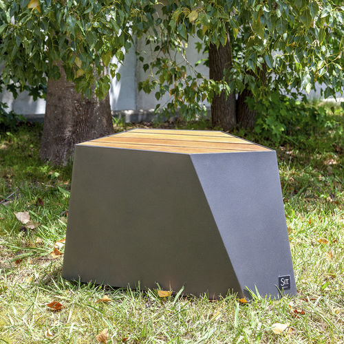 現代風スツール - SKEW : 611 - SIT Urban Design - 鉄製脚 / 公共スぺース用 / 屋外用