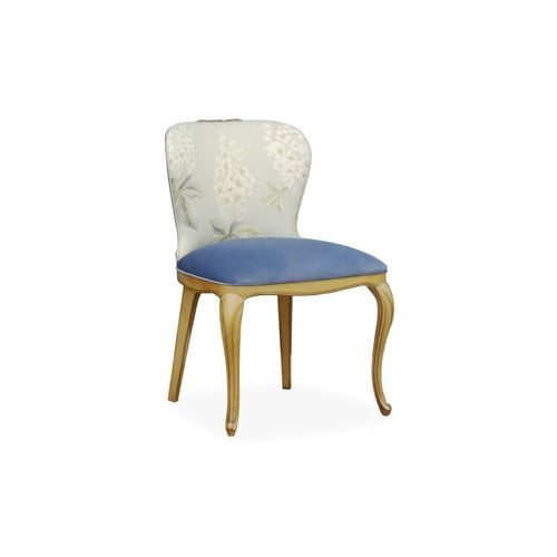 クラシックダイニングルーム用チェア - FLORENCE - AM LIVING - 屋内用 / 布製 / 木製脚