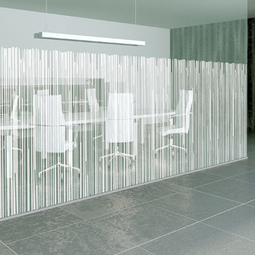 ガラス用途用デコレーションフィルム - RIGA - SolarScreen International - 間仕切壁用 / PET / 粘着式