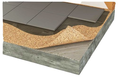 シート防音アンダーレイ - ACOUSTICORK T61 - Total Vibration Solutions TVS - コルク製