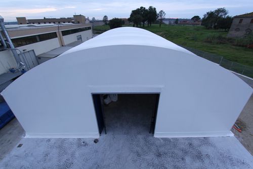金属製骨組み張力構造 - STORAGE BUILDINGS - Favaretti - 覆い用 / 業務用 / PVC製メンブレン