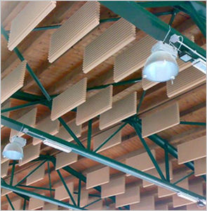 メラミン音響バッフルボード - WIDEBAFFLE® - Jocavi - Acoustic Panels, Lda - 吊り下げ式 / 壁面 / 長方形
