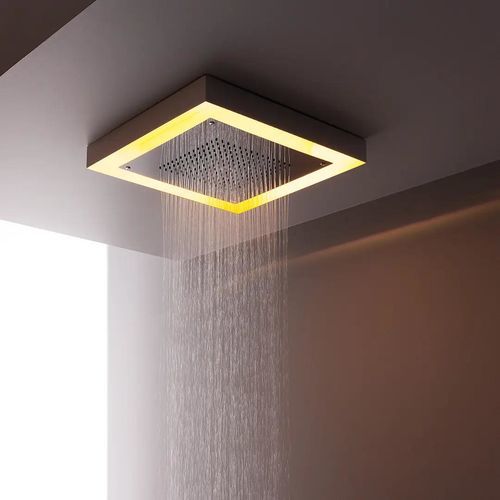 直付けシャワーヘッド - SF129 D - AQUAelite® - 天井埋め込み式 / 正方形 / 雨