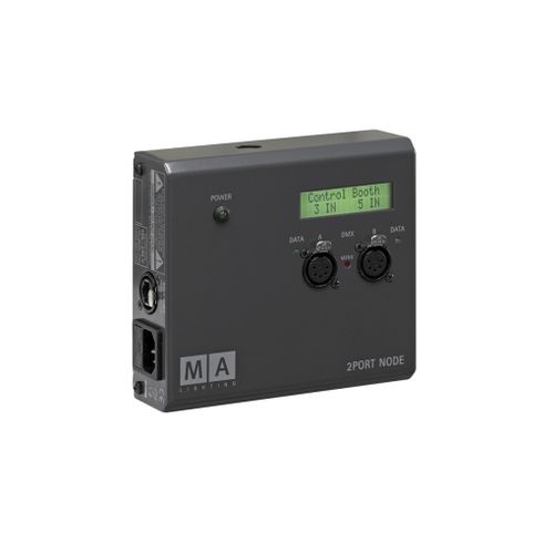 イーサネットコンバーター - 2PORT NODE ONPC - MA Lighting